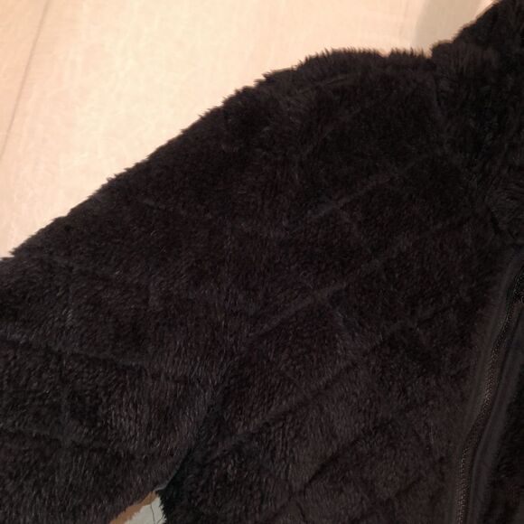 Calvin Klein XL Black Sherpa Teddy Fleece Lined Full Zip Performance Jacket - Picture 5 of 16